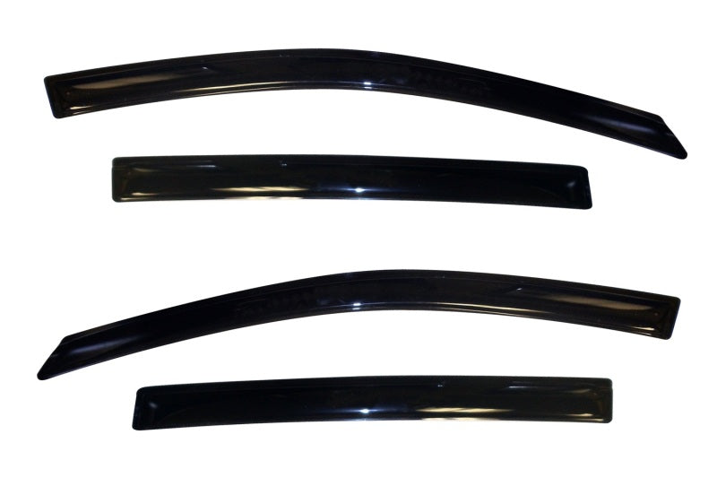 AVS 12-18 Chevy Sonic Hatch (5 Door) Ventvisor Outside Mount Window Deflectors 4pc - Smoke