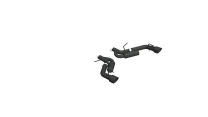 MBRP 2016-2024 Chevrolet Camaro SS Dual Rear Exit Axle Back w/ 4.5in OD Tips - BLK (Non NPP Models) | S7034BLK