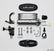 Wilwood HV Tandem M/C Kit w L/H Bracket & Prop Valve - 15/16in Bore-W/Pushrod - Early Mustang