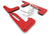 Rally Armor 23-25 Honda Civic Type R Red Mud Flap Black Logo
