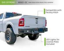 Load image into Gallery viewer, DV8 Offroad 19+ Ram 2500/3500 Rear Bumper