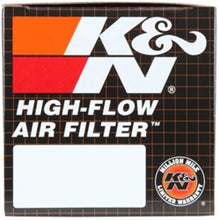 Load image into Gallery viewer, K&amp;N Filter Universal Rubber Filter 3  Flange 4 1/2 Base inch 3 1/2 inch Top 5 3/4 inch Height