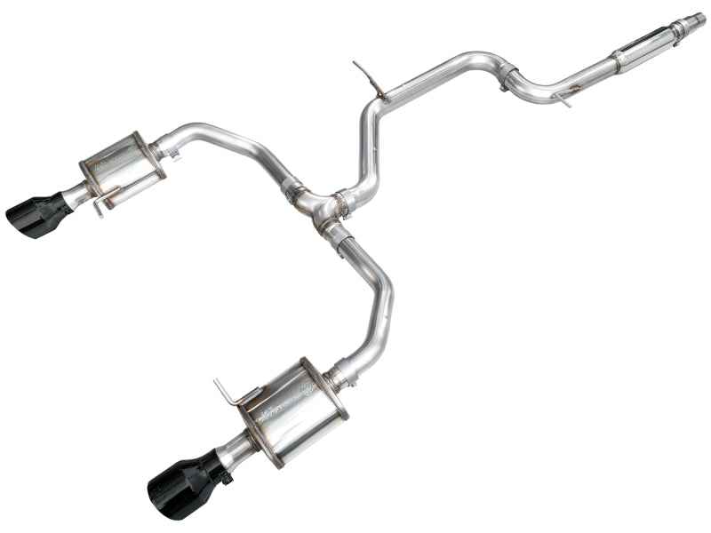 AWE Tuning 22-25 Volkswagen Jetta GLI Touring Edition Exhaust - Diamond Black Tips