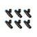 Injector Dynamics ID1050X Injectors 14mm (Black) Adaptor Bottom (Set of 6)