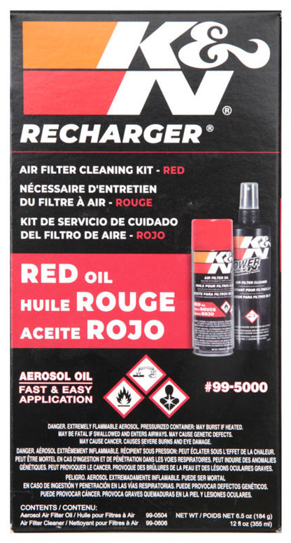 K&N Filter Recharger Kit | Aerosol Recharger Service | 99-5000