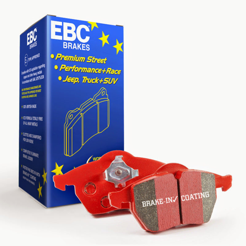 EBC 86-93 Volkswagen Cabriolet 1.8 Redstuff Front Brake Pads