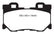 EBC 08-13 Infiniti FX50 5.0 Redstuff Rear Brake Pads