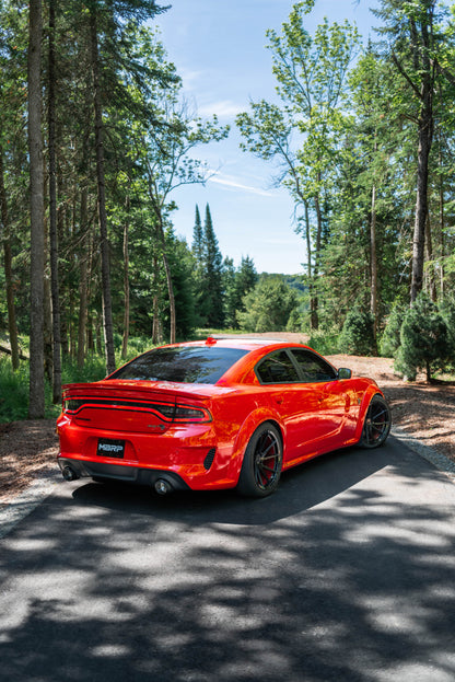 MBRP 2015-2023 Charger 5.7L/6.2L/6.4L 3in Race Profile Cat-Back w/ Dual Tips Aluminized Steel Exhaust | S7118AL