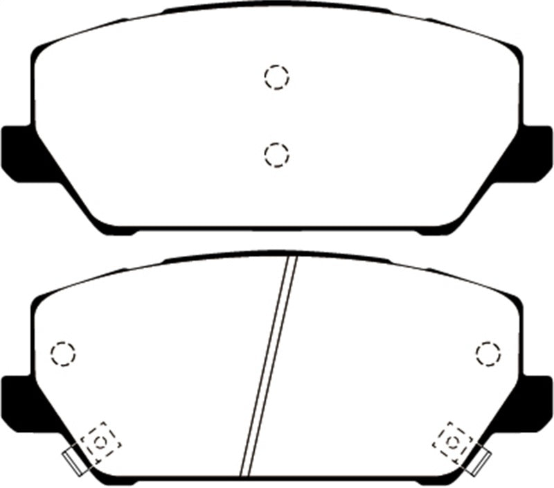 EBC 2019+ Hyundai Veloster Turbo N (2nd Gen) 2.0L Ultimax Front Brake Pads