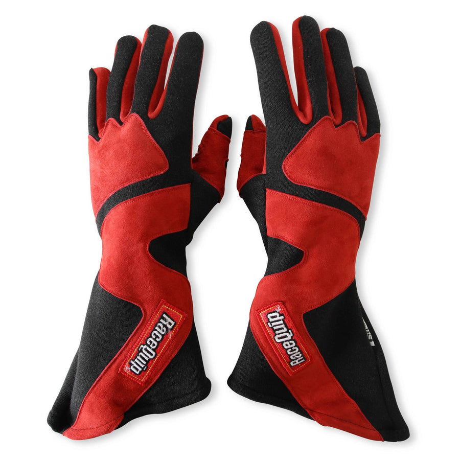 RaceQuip 358 Series 2 Layer Nomex Long Gauntlet Race Gloves 358103RQP