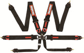 RaceQuip Black FIA CAMLOCK 6pt Pull Down Lap