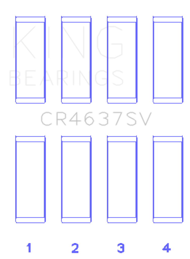 King Audi BYT/CDNC/CCZD/CPSA Connecting Rod Bearing Set