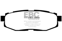 Load image into Gallery viewer, EBC 12+ Scion FR-S 2 Yellowstuff Rear Brake Pads