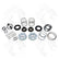Yukon Gear Hardcore Locking Hub Set For Dana 30/44 30 Spline