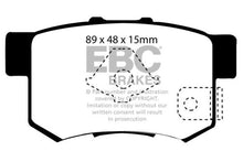 Load image into Gallery viewer, EBC 10-12 Acura RDX 2.3 Turbo Redstuff Rear Brake Pads