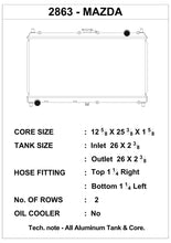 Load image into Gallery viewer, CSF 98-05 Mazda Miata Radiator