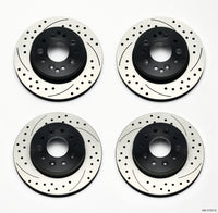 Wilwood Rotor Kit Front/Rear-Drilled 65-82 Corvette C2/C3 (1Pc Rotors)