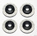 Wilwood Rotor Kit Front/Rear-Drilled 65-82 Corvette C2/C3 (1Pc Rotors)