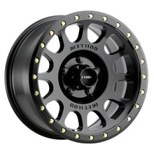 Load image into Gallery viewer, Method MR305 NV 17x8.5 0mm Offset 5x5.5 108mm CB Matte Black Wheel