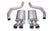 Corsa 2006-2013 Chevrolet Corvette C6 Z06 7.0L V8 Polished Sport Axle-Back Exhaust
