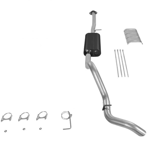 OPEN BOX Flowmaster 17147 Flowmaster Force II Cat-back Exhaust System 1993-1995 Chevrolet/GMC trucks with a 5.0L or 5.7L engine with flanged catalytic converter
