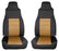 Rugged Ridge Neoprene Front Seat Covers 97-02 Jeep Wrangler TJ