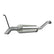 MBRP 04-11 Chevy Colorado / GMC Canyon Cat Back Before Axle Turn Down Alum Exhaust