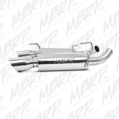 MBRP 05-10 Ford Mustang GT 5.0/Shelby GT500 Dual Mufflers Axle Back Split Rear T304 | S7200304