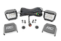 LED Light Kit | Ditch Mount |  2" Chrome Pair | Wide | Ford Bronco 4WD (21-26)