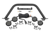 Safari Bar | 3.5" Round LED (Quad) | Black | Amber DRL | OE Modular Steel | Ford Bronco (21-26)