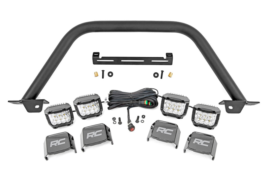 Safari Bar | 3" OSRAM (Quad) | Wide | OE Modular Steel | Ford Bronco (21-26)