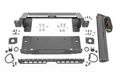 High Winch Mount | All Models | 20 Inch Black Single Row LED | DRL | Ford Bronco (21-26)