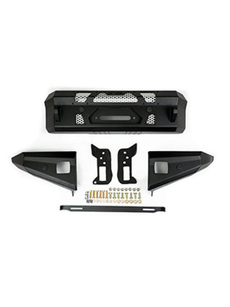 DV8 Offroad 2021+ Ford Bronco Front Bumper Winch Capable w/ Optional Bull Bar/Aux Light Opening