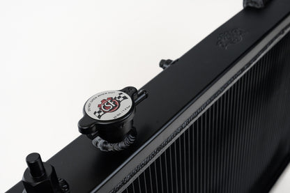 CSF K-Swap All-Aluminum Radiator — 1992-2000 Civic & 1994-2001 Integra | 2-Row 42mm, Black | 2850KB