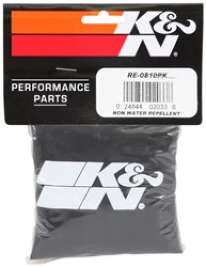 K&N Air Filter Wrap | Round Tapered, 9in Tall | RE-0810PK