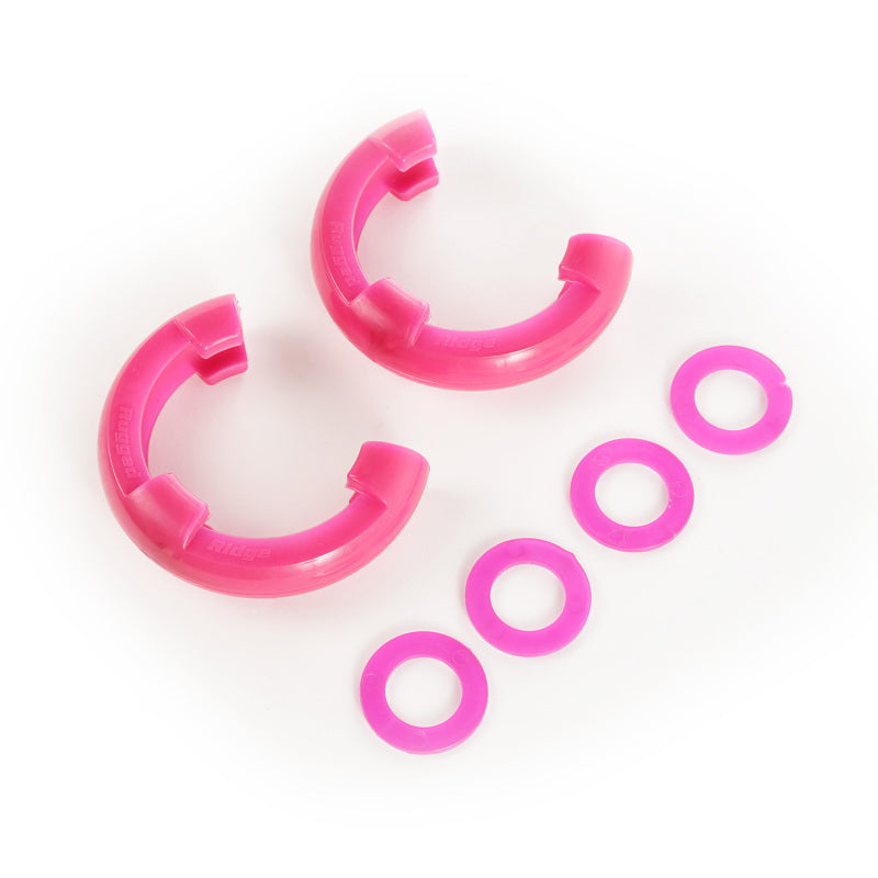 Rugged Ridge Pink 3/4in D-Ring Isolator Kit