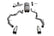Corsa 25-26 RAM 1500 RHO Crew Cab 3.0L Turbo Cat-Back Dual Rear Exit w/ 5in Single Satin Pro Series