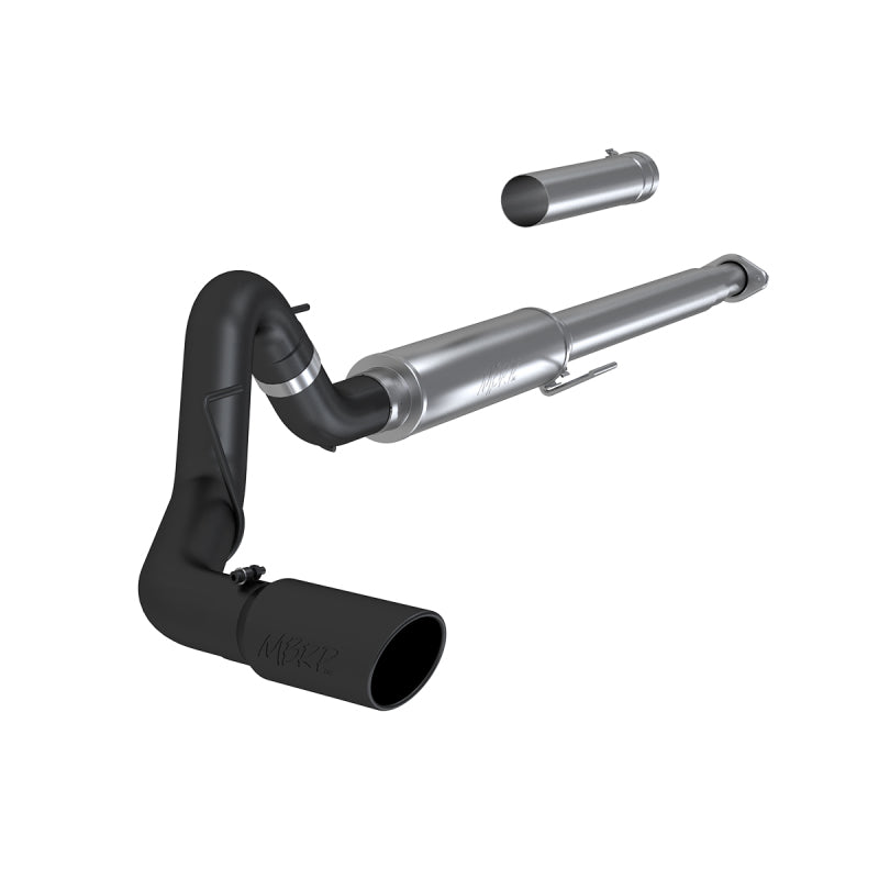 MBRP 2015 Ford F-150 2.7L / 3.5L EcoBoost 4in Cat Back Single Side Black Exhaust System