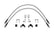Wilwood Flexline Kit 25 inch 3/8-24 to 90 Degree