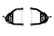 UMI Performance 64-72 GM A-Body Tubular Upper & Lower Front A-Arm Kit - Black