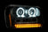 ANZO 2002-2009 Chevrolet Trailblazer Projector Headlights w/ Halo Black