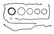 Cometic Ford 5.0L Gen-1/Gen-2 Coyote Modular V8 Timing Cover Gasket Set