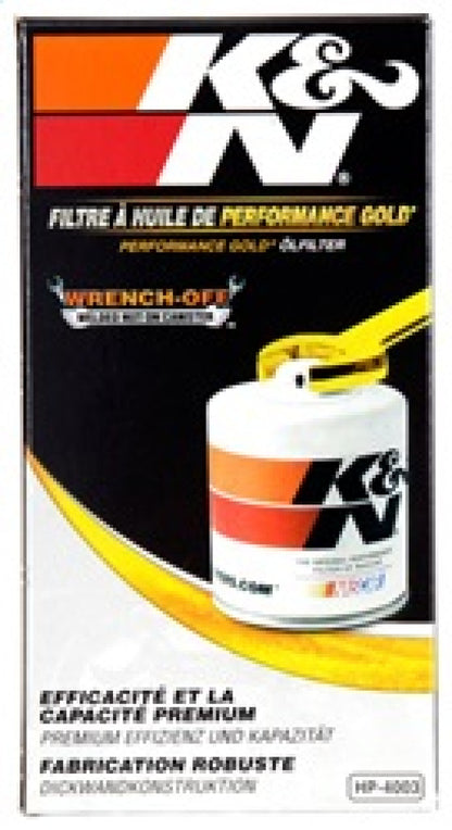 K&N Oil Filter | 1 In - 16UN-2B Thread | HP-4003