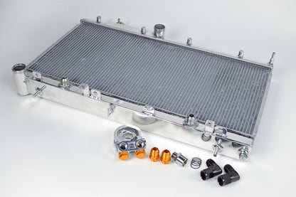 CSF All-Aluminum Radiator & Oil Cooler — 2008-2021 Subaru WRX & STI | Turbo, 2-Row 42mm | 7042O