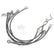 Russell Performance 99-06 Ford Excursion 4WD with 4in-5.5in lift Brake Line Kit