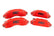 Caliper Covers | Front and Rear | Red | Jeep Gladiator JT 4WD (2020-2026)