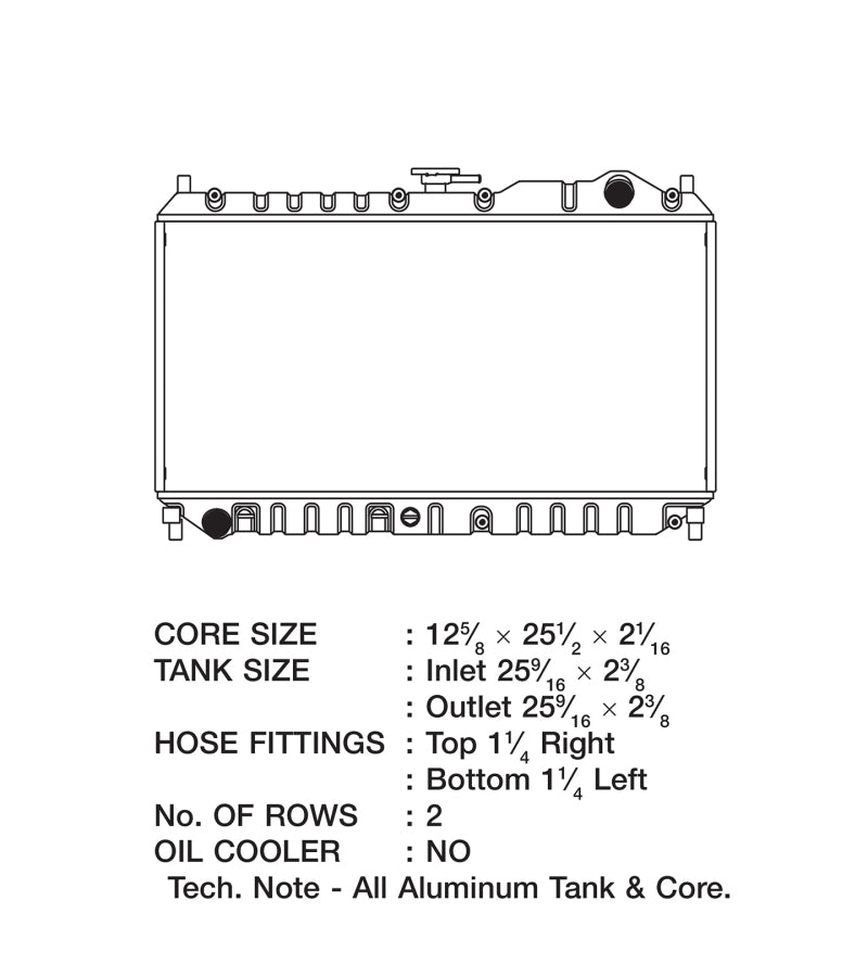 CSF 98-05 Mazda Miata Radiator