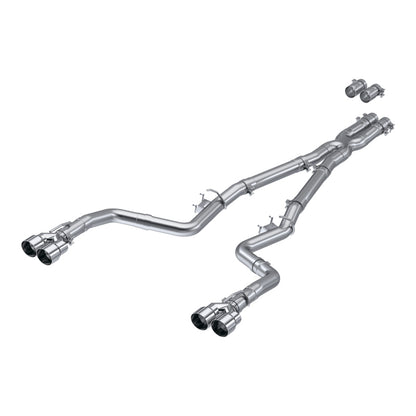 MBRP 15-Up Challenger 5.7L / 17-Up 6.2L/6.4L 3in Race Series Cat-Back w/ Quad Tips AS Exhaust | S7114AL