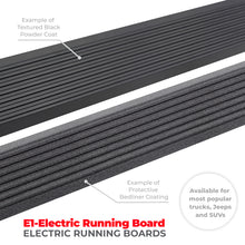 Load image into Gallery viewer, RealTruck 21-24 Ford Bronco 4dr VoltStep Electric Running Board Kit (No Drill) - Tex. Blk