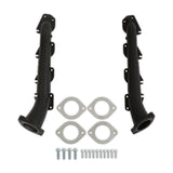 Gen III Hemi Swap Exhaust Manifolds with 2.5-Inch Outlets - Black Ceramic BHS584